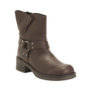 RIZZOLI Made In Italy Leather Moto Booties